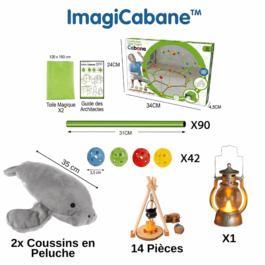 ImagiCabane™ – Construisez Votre Propre Cabane Magique
