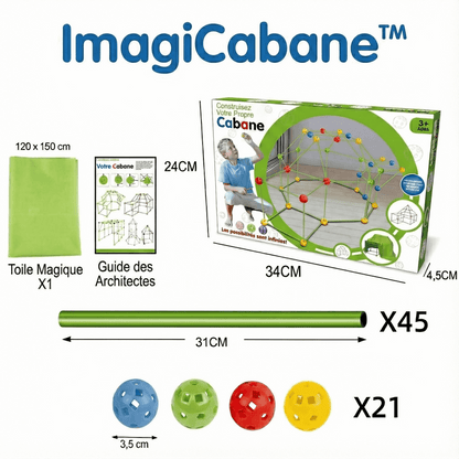 ImagiCabane™ – Construisez Votre Propre Cabane Magique