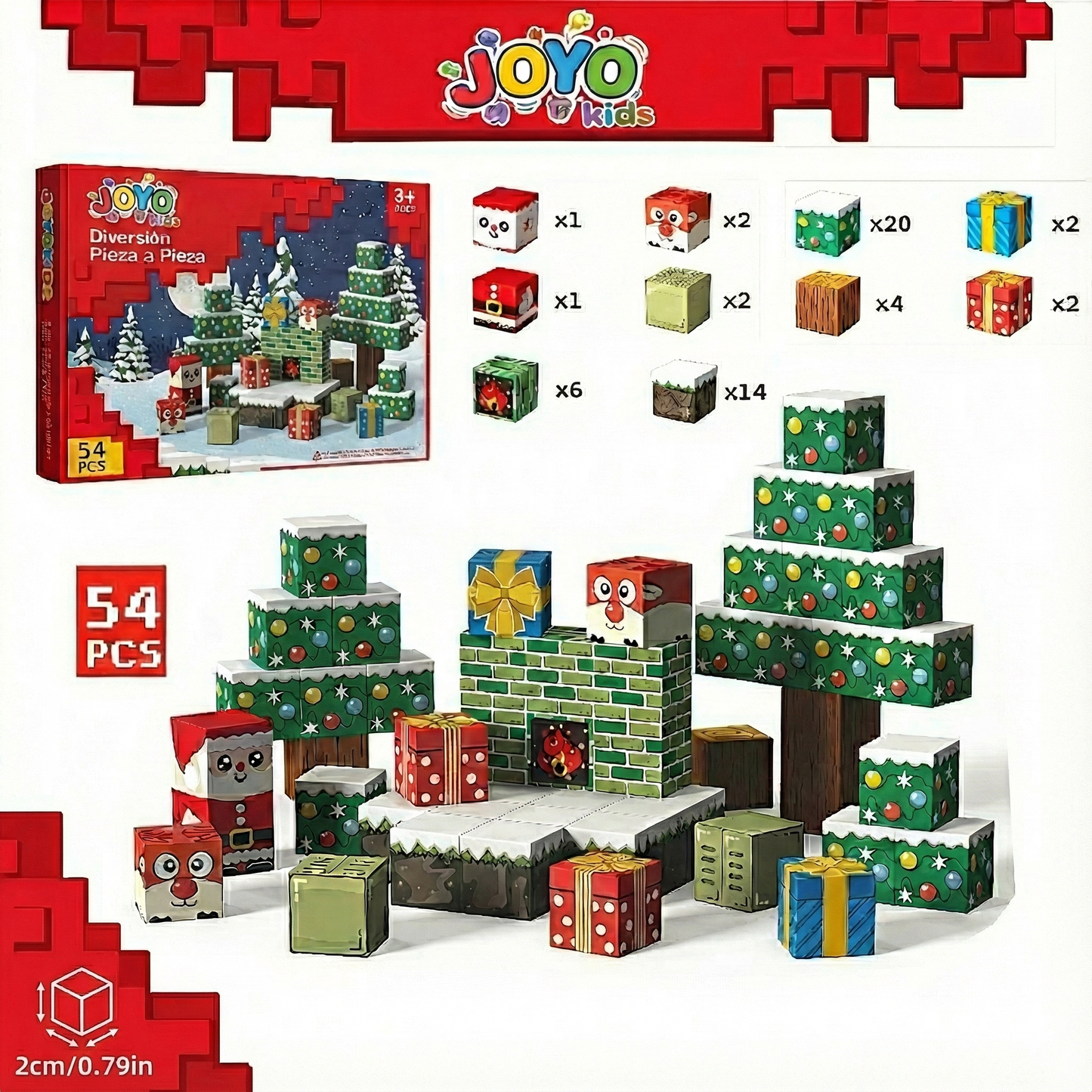 Joyo Kids™ MagiCubos - Bloques Magnéticos 3D